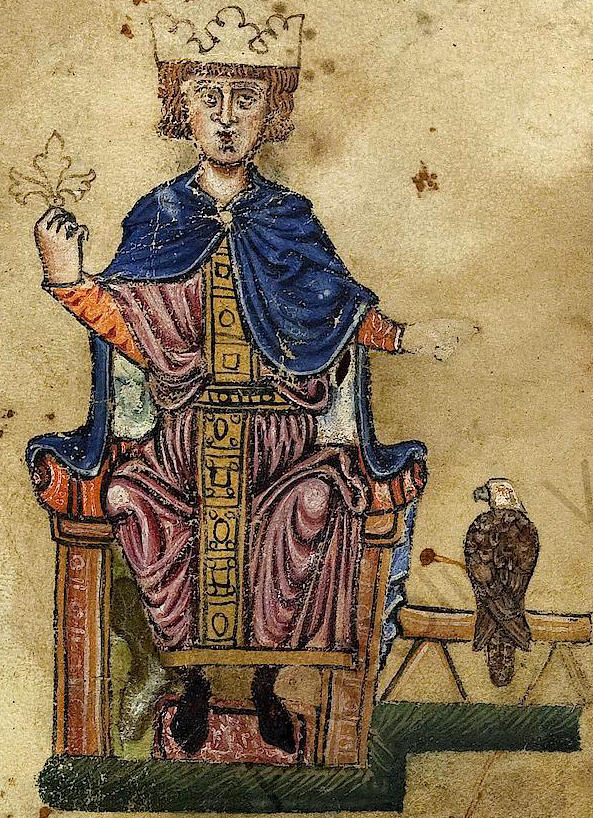 Frederick II con falco