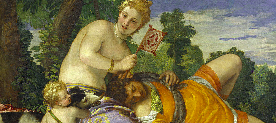 Paolo Veronese, Venere e Adone, olio su tela, Madrid, Museo del Prado.
