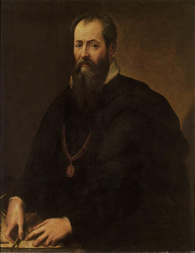 Vasari Giorgio autoritratto olio su tela, 1571-74, in Polo Museale Fiorentino, Firenze.