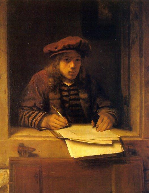 Samuel van Hoogstraten, olio su tela, Hermitage Museum.