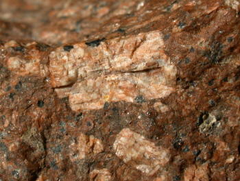 Detail Rhyolith. © Sammlung Institut f. Geologische Wissenschaften, FU Berlin