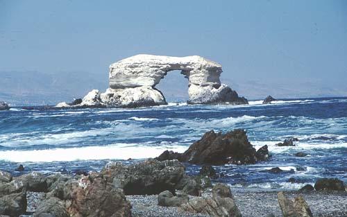 Weiße Guano-Ablagerungen (Antofagasta, Chile). © D. Mertmann