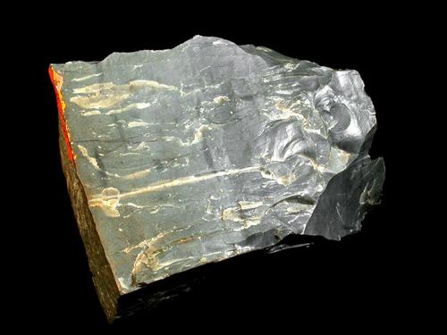 Radiolarit, Breite des Handstücks 8 cm. © Sammlung Institut für Geologische Wissenschaften, FU Berlin